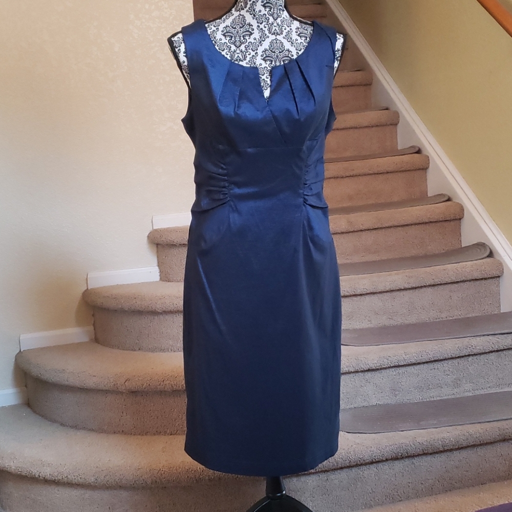 Blue Jewel Tone Evening Dress